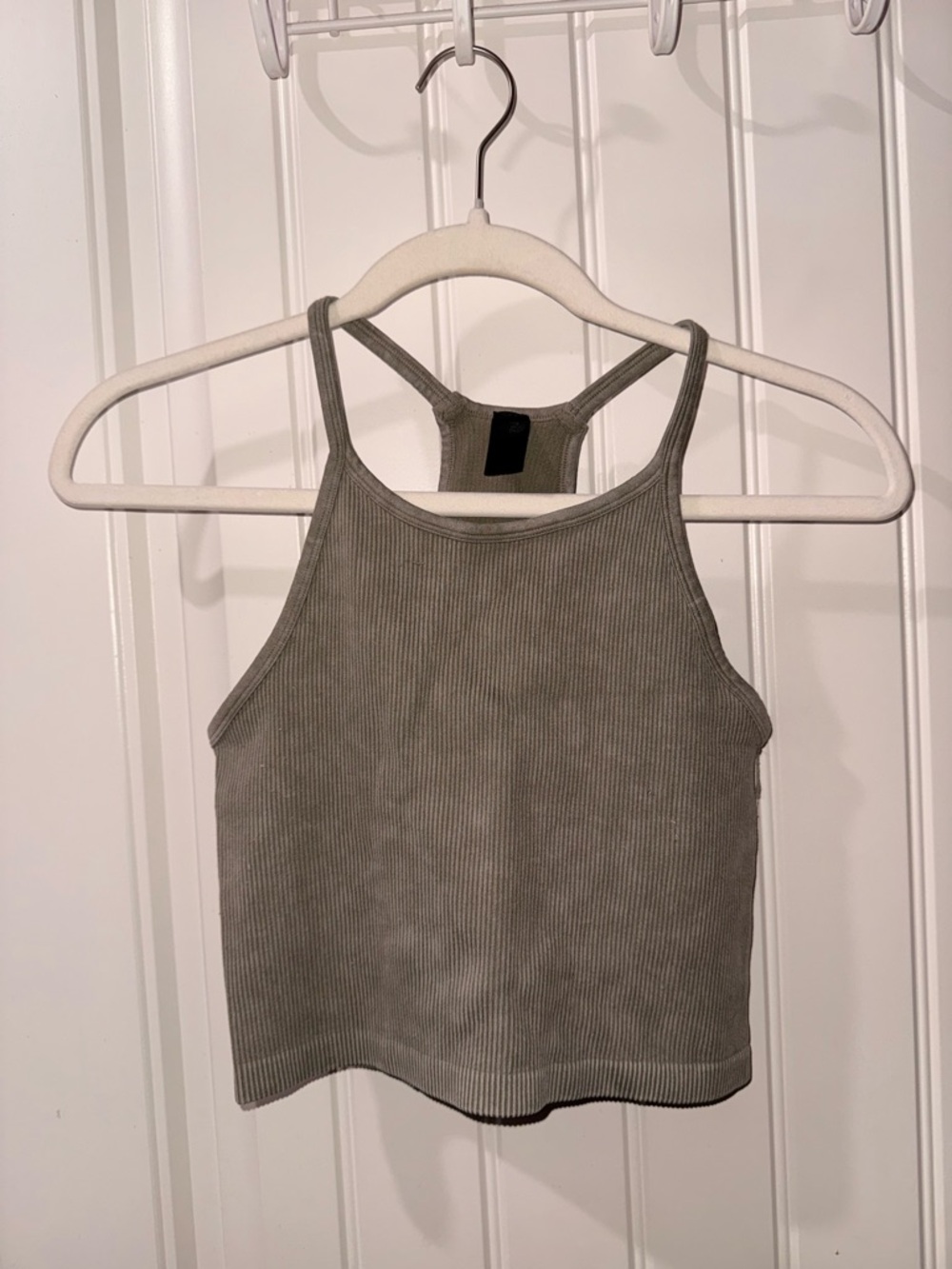 Altar'd State Ribbed Olive Tank with Racerback